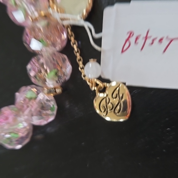Betsey Johnson Pink and Gold Bracelet - Picture 8 of 8